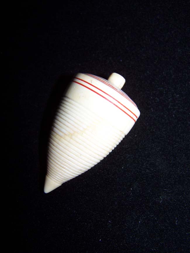 A 19th century Whale Ivory ANTIQUE Toy Spinning Top